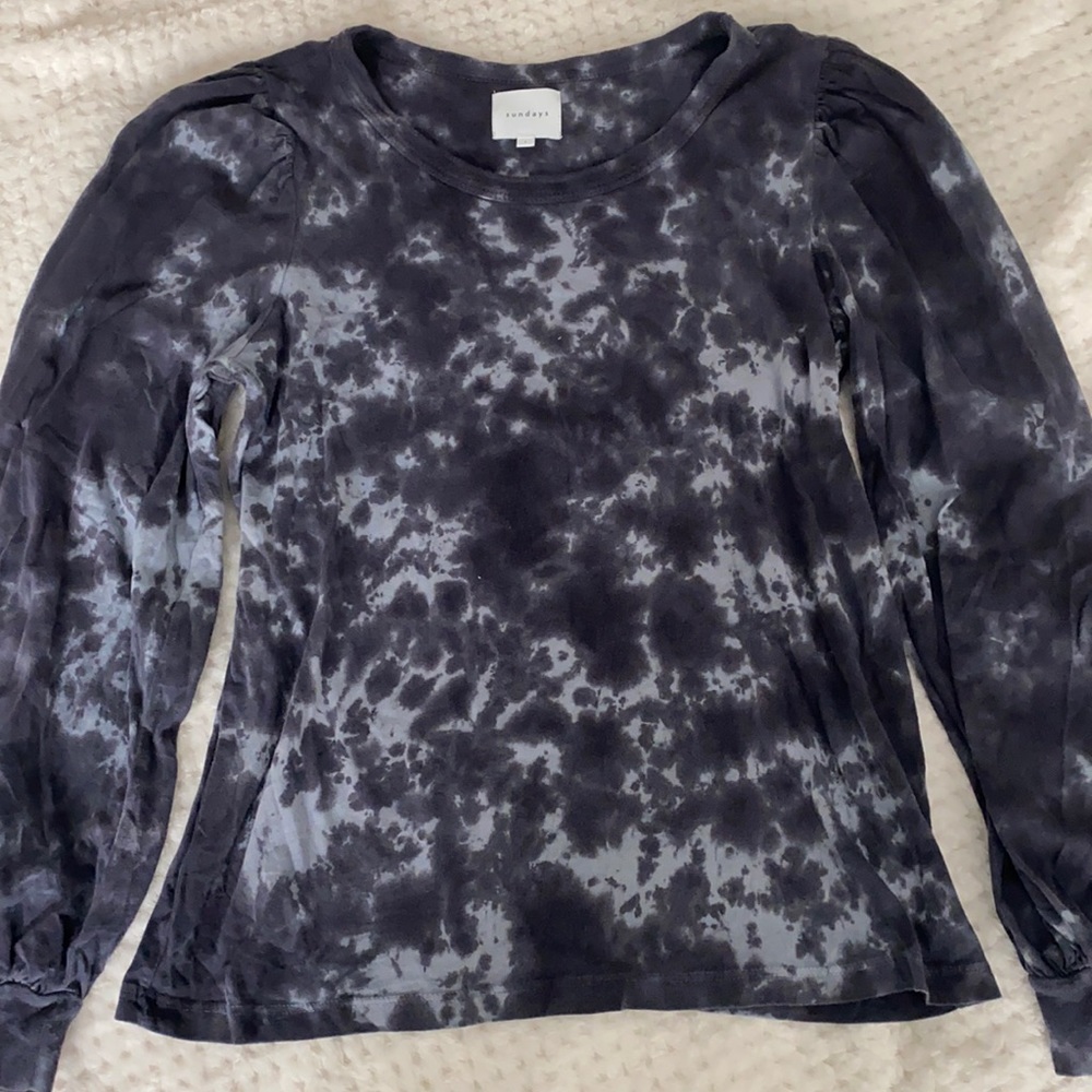 Sundays long sleeve tie dye shirt. Size 1 (small or medium)
